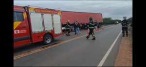 Acidente com Vitima Fatal envolvendo Carreta e Moto entre Mossoró e Baraúna