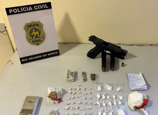 Droga apreendida em operação em Porto do Mangue